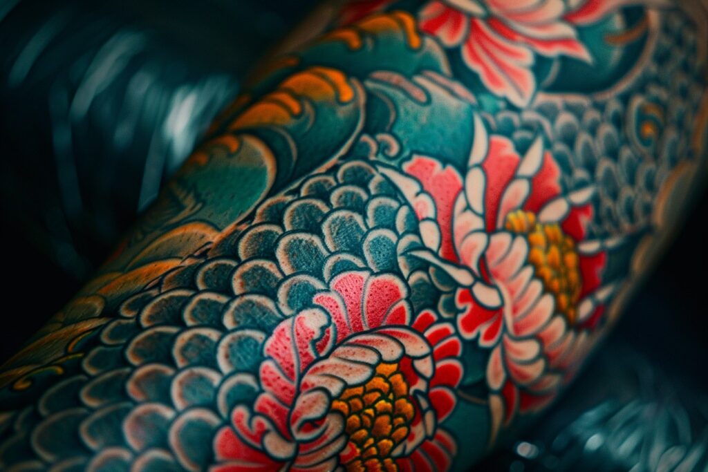 Barvy v tetování v historii